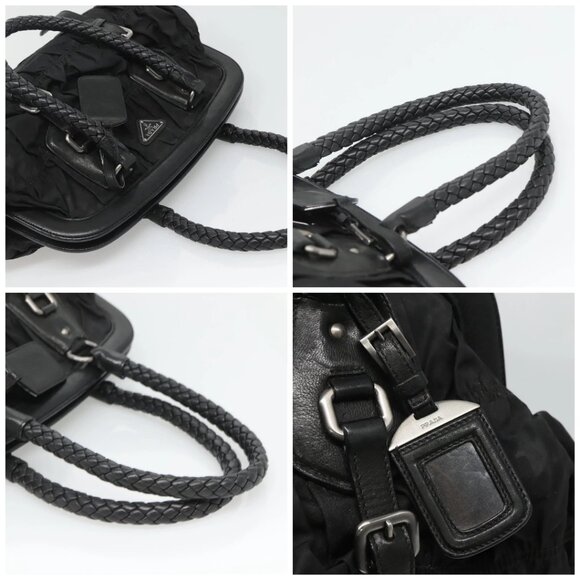 PRADA Shoulder Bag Nylon Black Auth SW793 - Picture 16 of 16